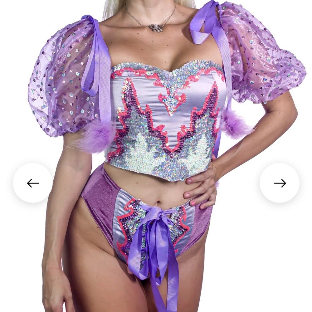 SOLD SOLD SOLD SOLD SOLD SOLD

Purple and Pink Sequin Women's Costume